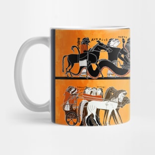 Greek gods gods procession Mug